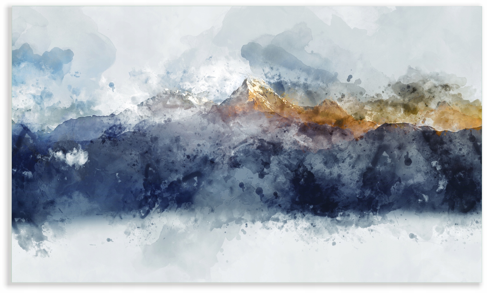 

Obraz Na Płótnie Góry Akwarele Abstrakcja 50x30