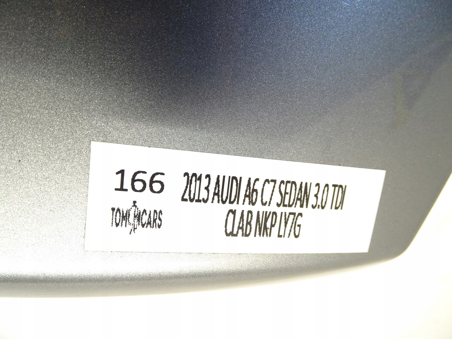 boot door rear boot AUDI A6 C7 sedan LY7G