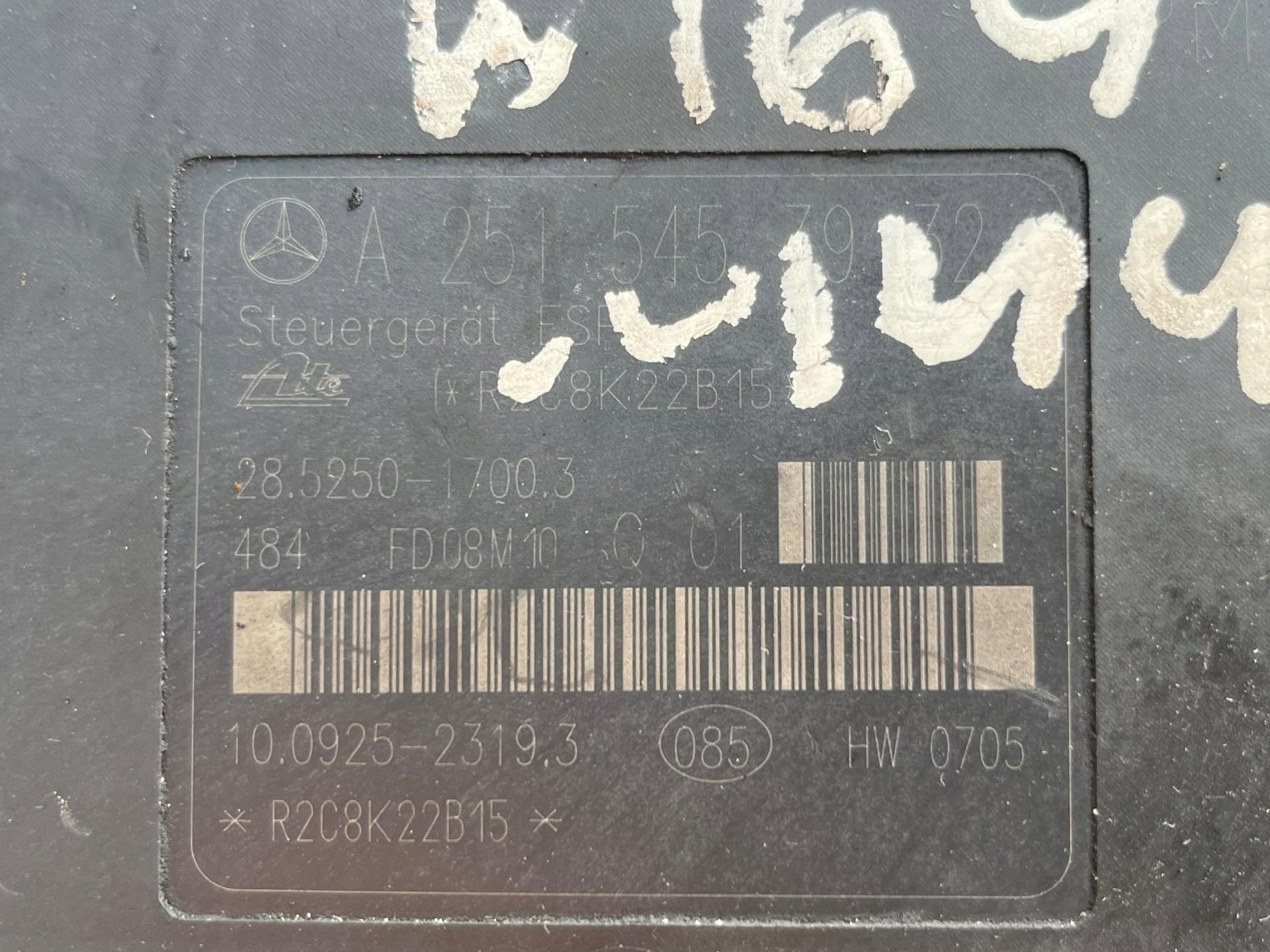 Pompa ABS Mercedes-Benz M W164 facelift 2008 A2515453932