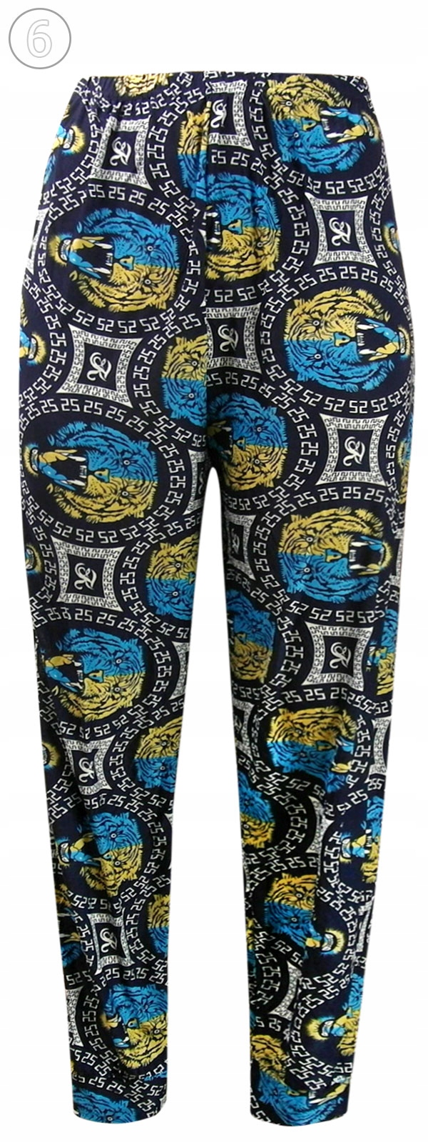 SPODNIE ALLADYNKI LUŹNE BAMBUSOWE DUŻE WZORY ISO Rozmiar L/XL