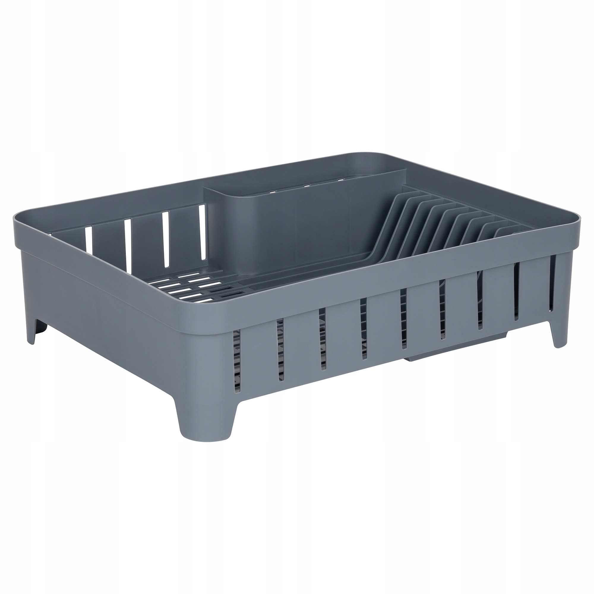 DUŻA SUSZARKA DO NACZYŃ PROSTOKĄTNA Z TACĄ OCIEKOWĄ OCIEKACZ NA SZTUĆCE c.s Typ jednopoziomowa