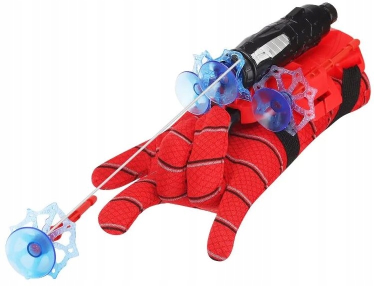 STRZELAJĄCA RĘKAWICA Z WYRZUTKAMI SPIDERMAN SUPERBOHATER COSPLAY Marka Hopki