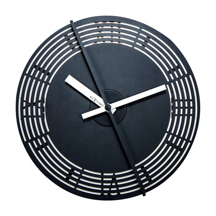 Nástenné hodiny s pohyblivým ciferníkom Rímske číslice Kinegram Nextime