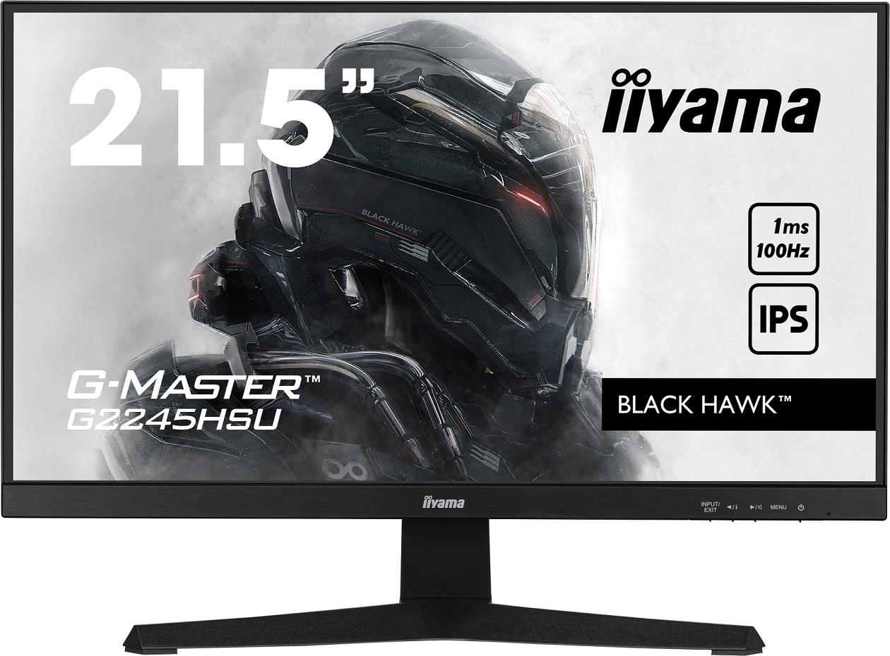 iiyama G-Master/ G2245HSU-B2/ 21, 5"/ Ips/ Fhd/ 100Hz/ 1ms/ Black/ 3R…