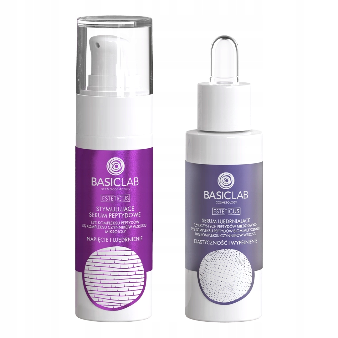 BasicLab Zestaw stymulujący – elastyczność i napięcie skóry, 2x30 ml