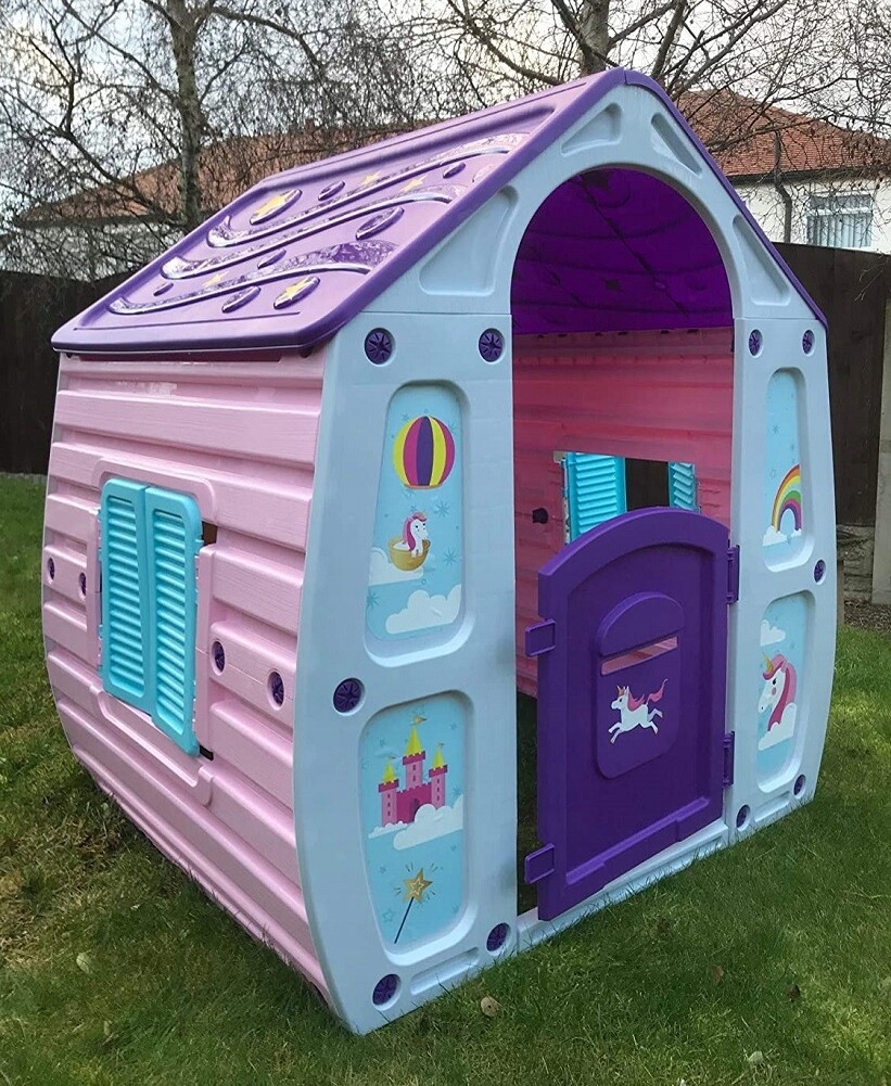 Domek ogrodowy dla dzieci UNICORN JEDNOROŻEC 12m+ OUTLET Długość 90 cm