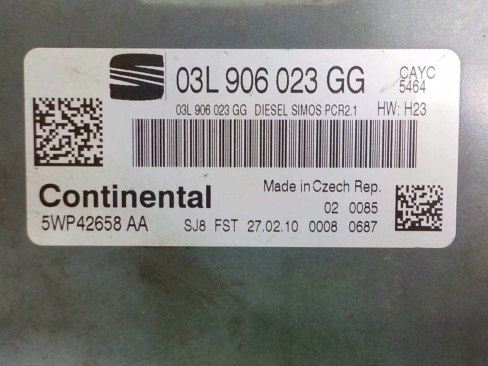 SEAT LEON II Computer Bedienteil 03L906023GG 5WP42658AA