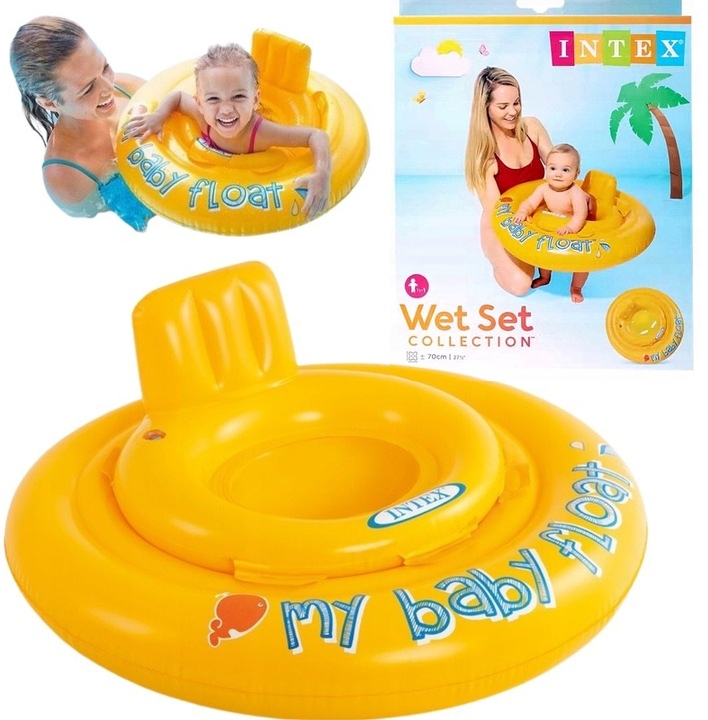 

Koło Do Pływania Dla Niemowląt Dzieci Intex 70cm