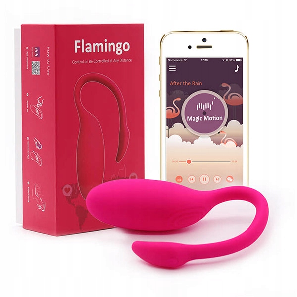 

Magic Motion Jajeczko Wibrujące Sterowaem Flamingo