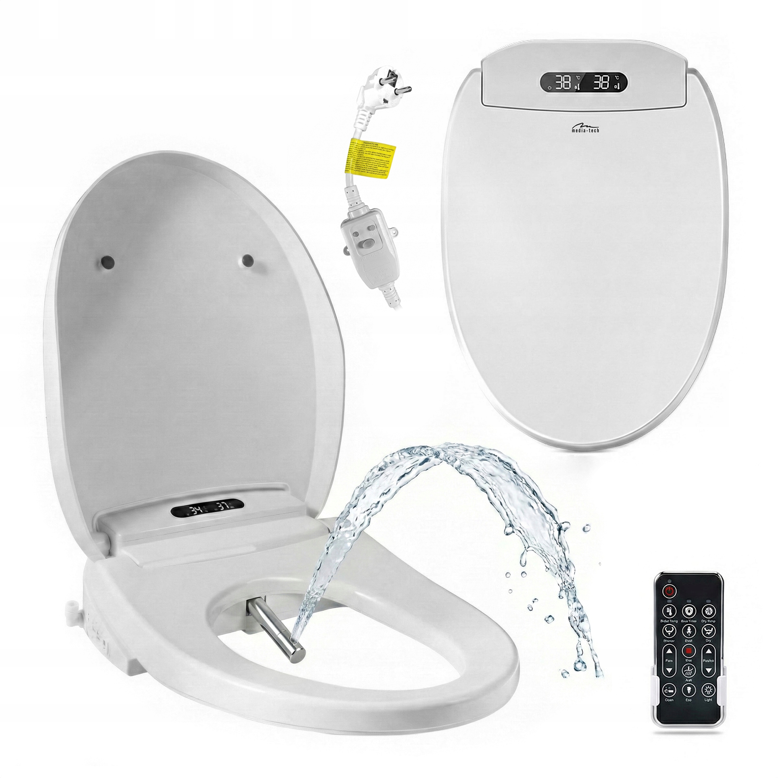 Wc Sedátko Inteligentní Bidet Sušení Vyhřívané Smart Wc