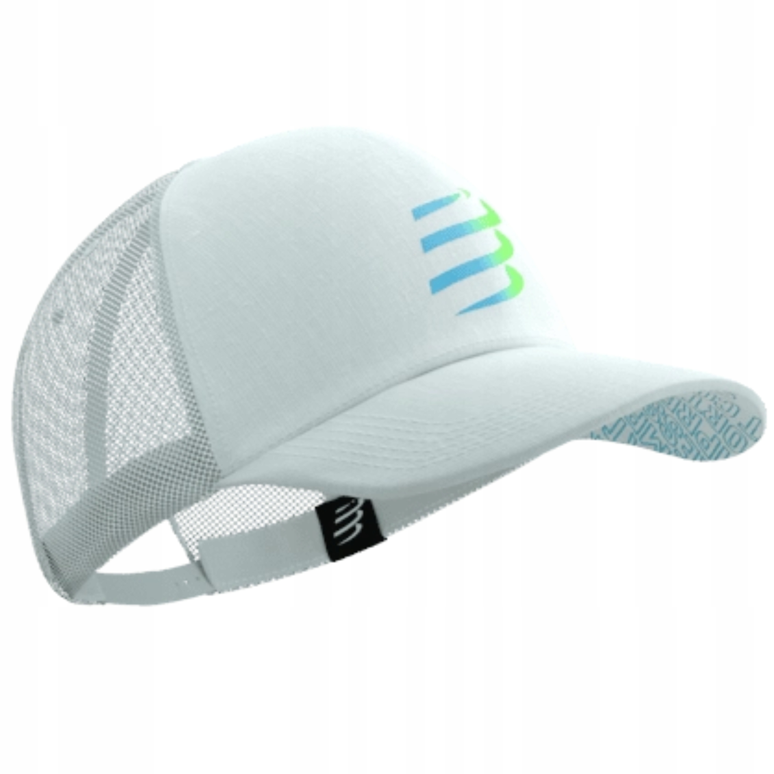 Czapka z Daszkiem Compressport Lifestyle Trucker Cap Biała Uniwersalna
