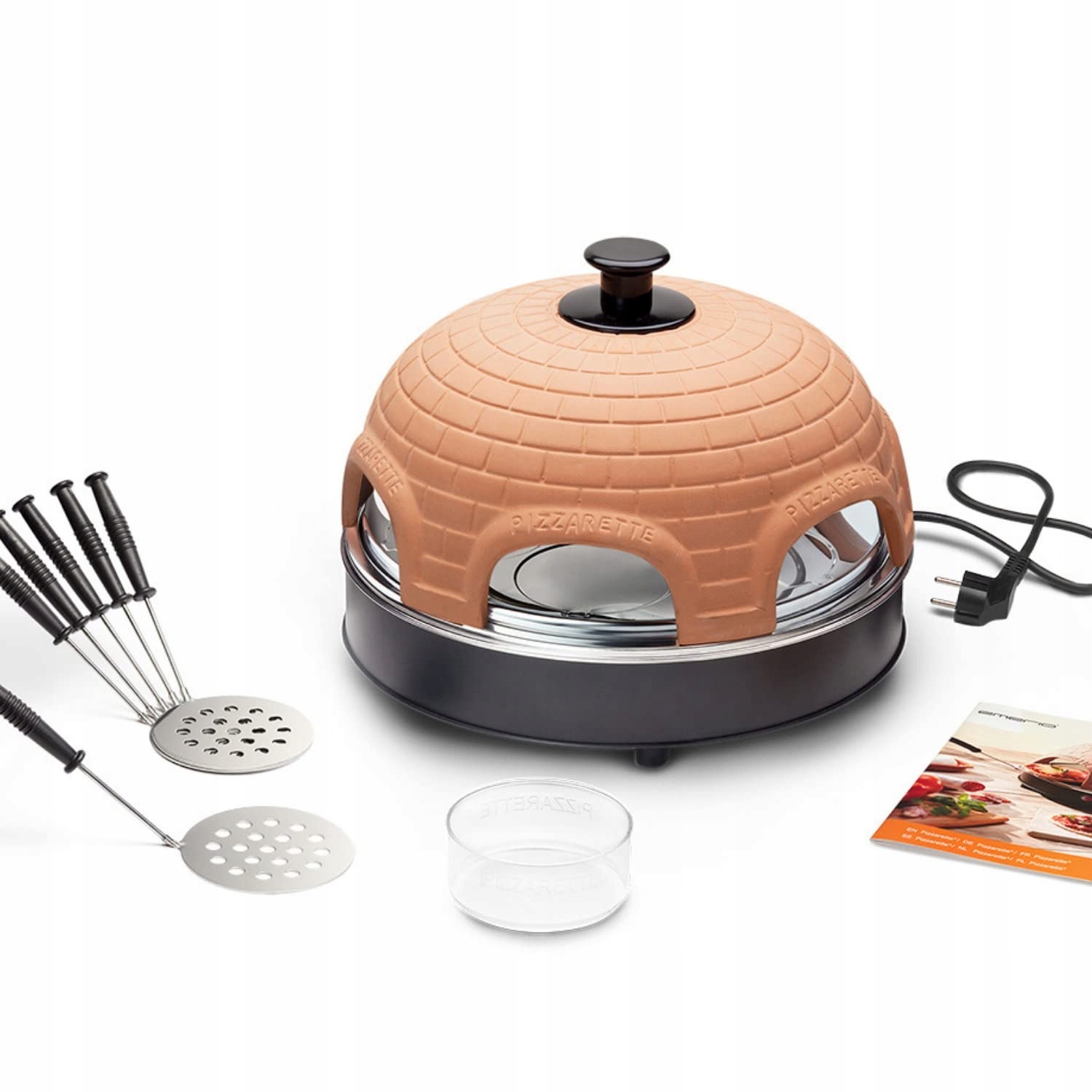 DOMOWY PIEKARNIK DO PIZZY GRILL PIEC 1200W 6 os.