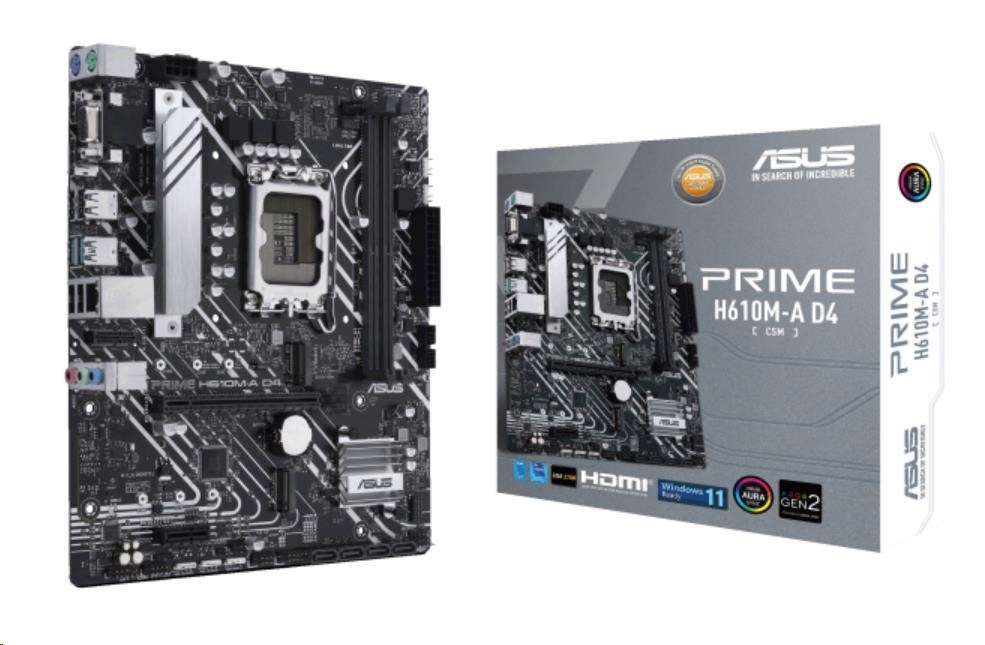 Asus Mb Sc LGA1700 Prime H610M-A DDR4-CSM, Intel H610, 2xDDR4, 1xDP, …