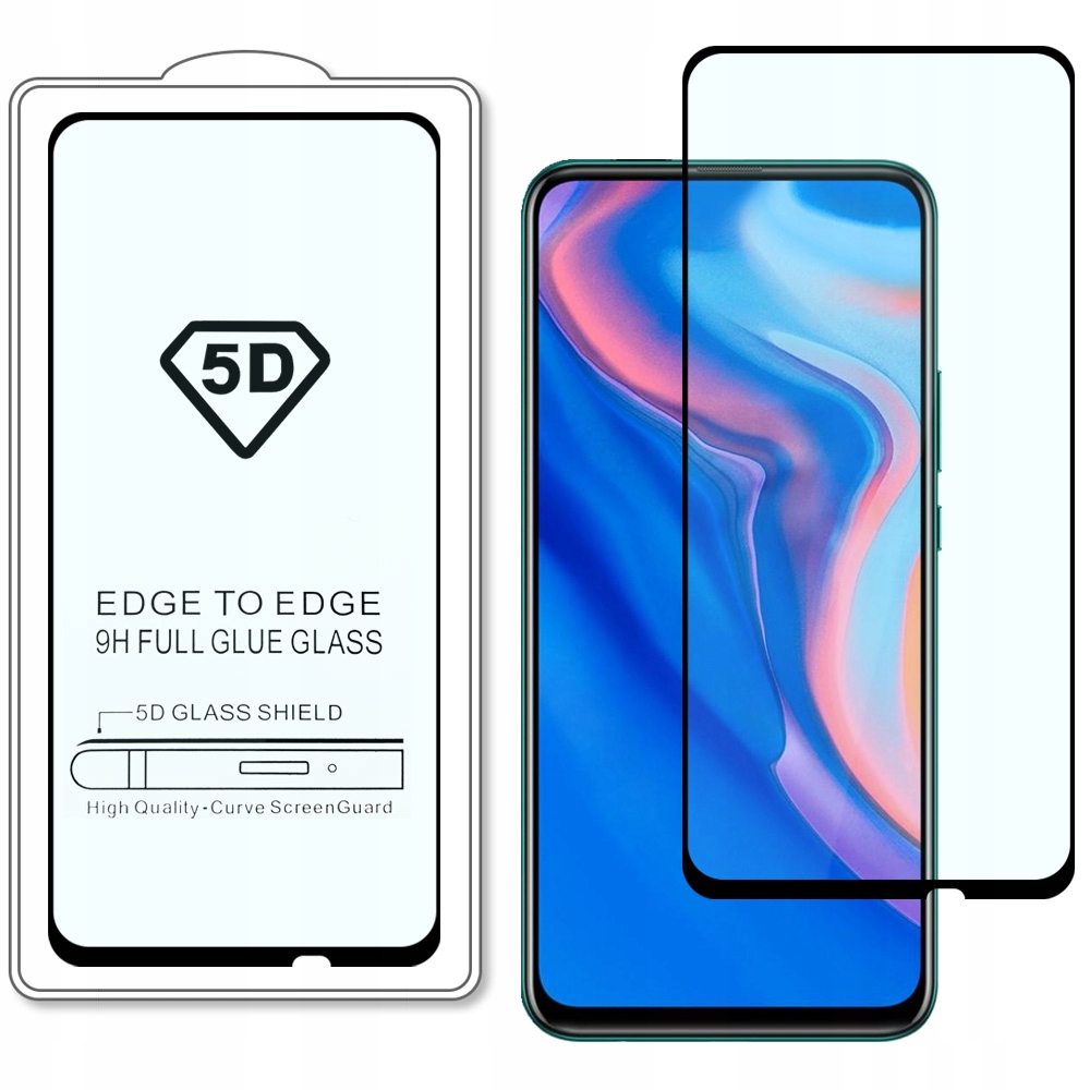 

Czarne Szkło 5D Szybka Do Huawei P Smart Z