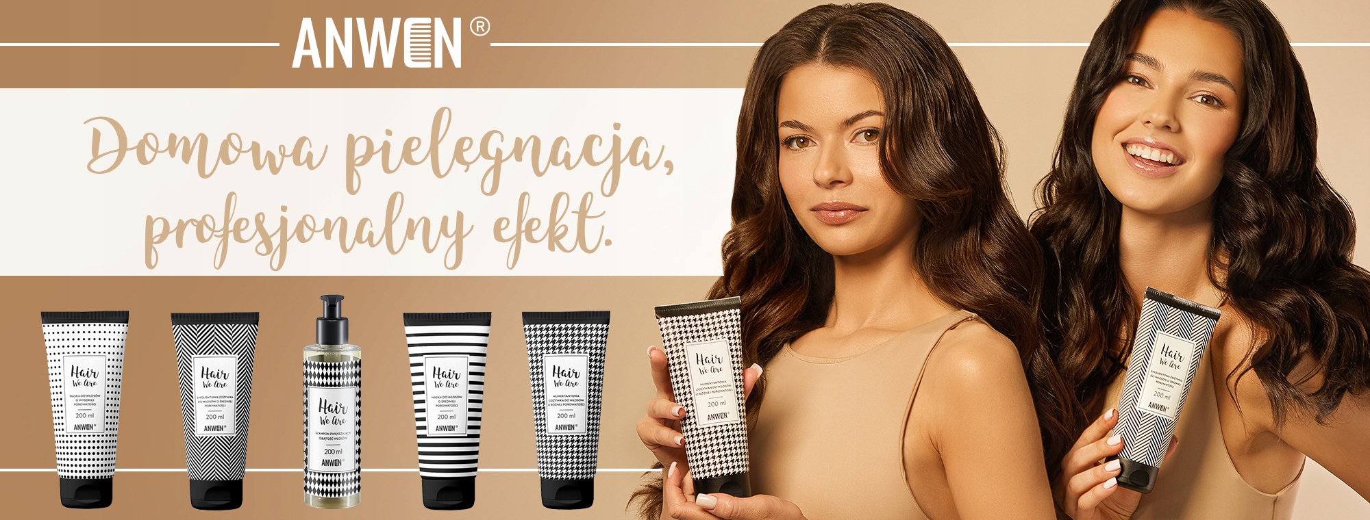 Anwen Maska do średniej porowatości HAIR WE ARE 200 ml Marka Anwen