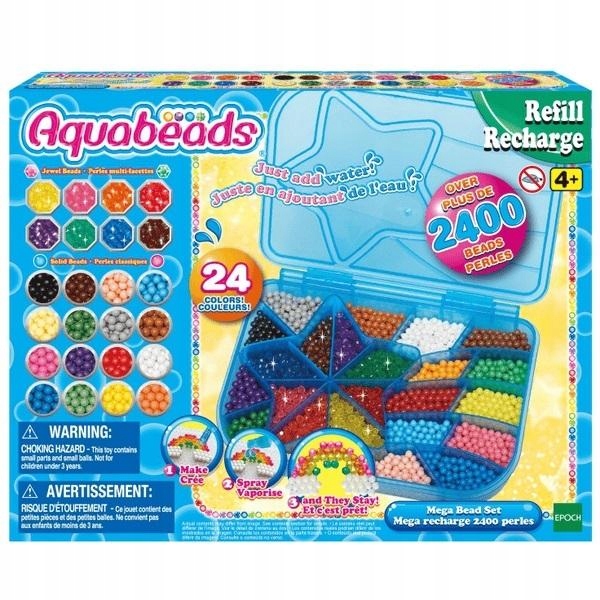 AQUABEADS WIELKI ZESTAW KORALIKÓW