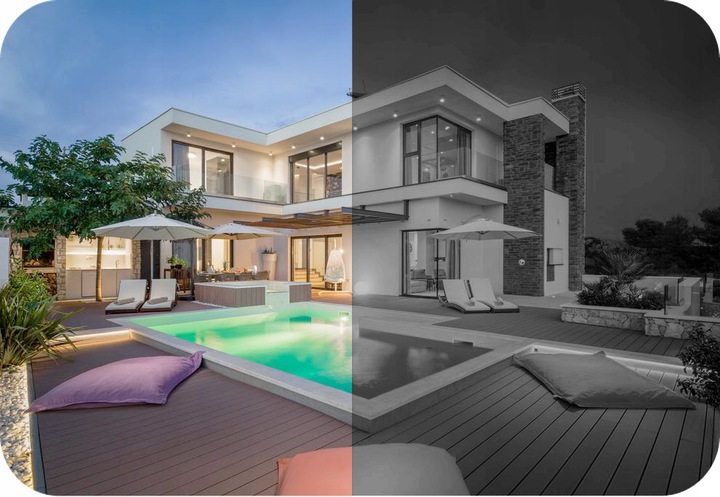 Monitoring IP PoE 2 Kamery Hikvision 4MPx IR30m Rejestrator 4CH PoE HiLook Zasięg podczerwieni 30 m