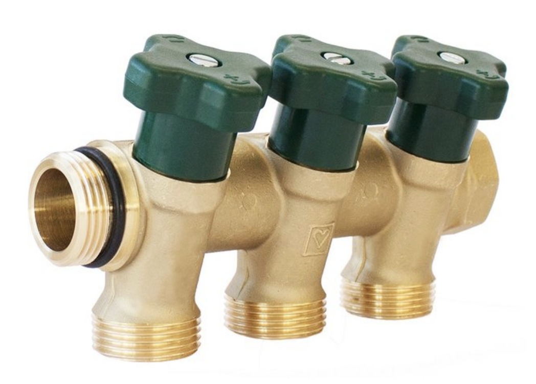 Rozdělovač pitné vody 3 sekce Herz 3/4" PN10