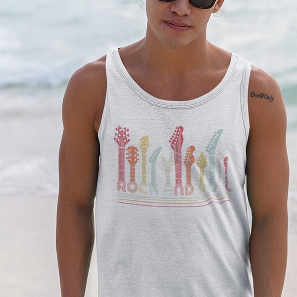 TANK TOP HORROR/ROCK ROCK AND ROLL Rozmiar M