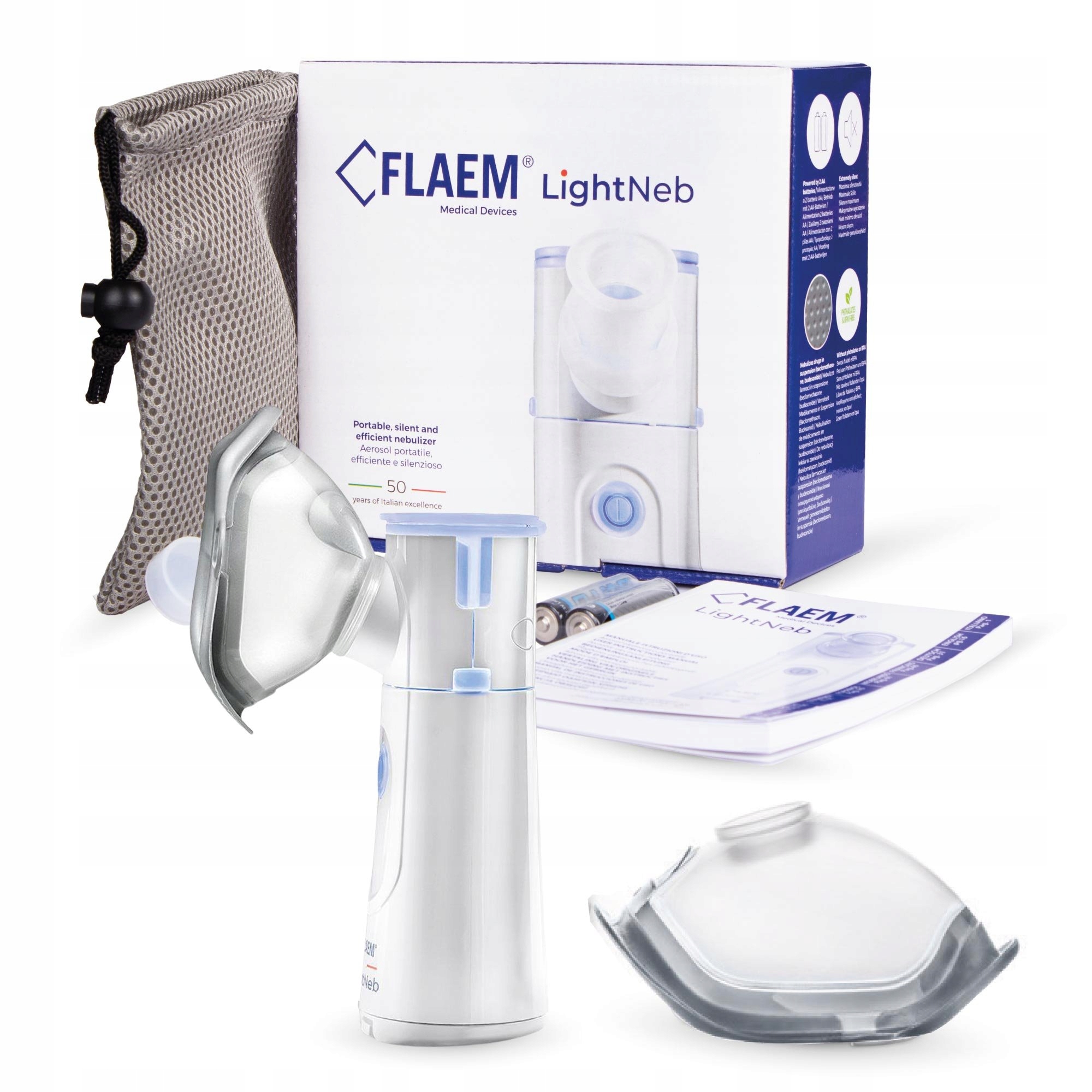 

Inhalator Membranowy Flaem Lightneb Przenośny