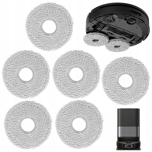 ŚCIERECZKI DO ROBOTA ODKURZAJĄCEGO MIKROFIBROWE DO XIAOMI DREAME 6 SZT