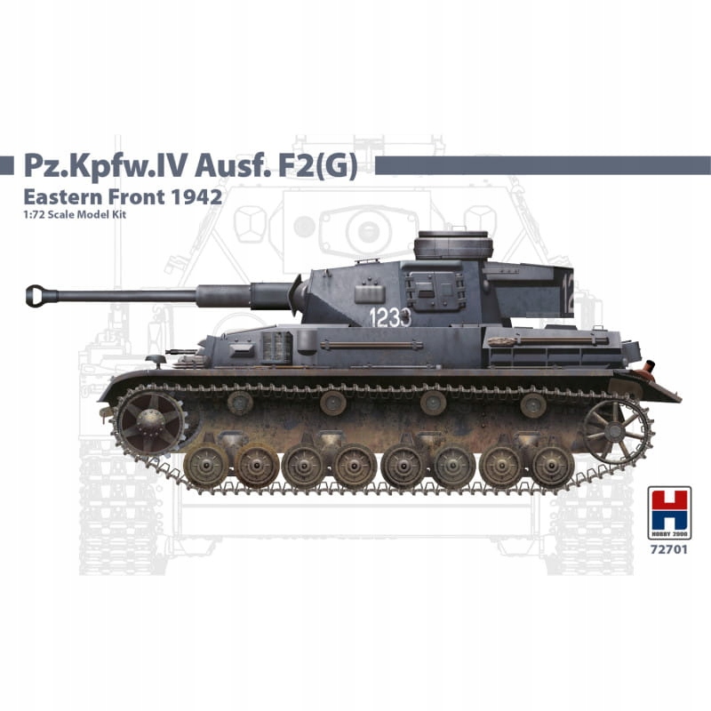 Pz.Kpfw.IV Ausf.F2 (g) východní fronta 1942 1:72 Hobby 2000 72701