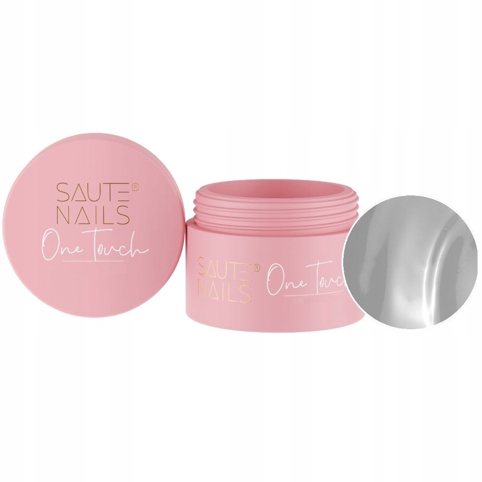 Saute Nails Żel budujący do paznokci przezroczysty One Touch Clear
