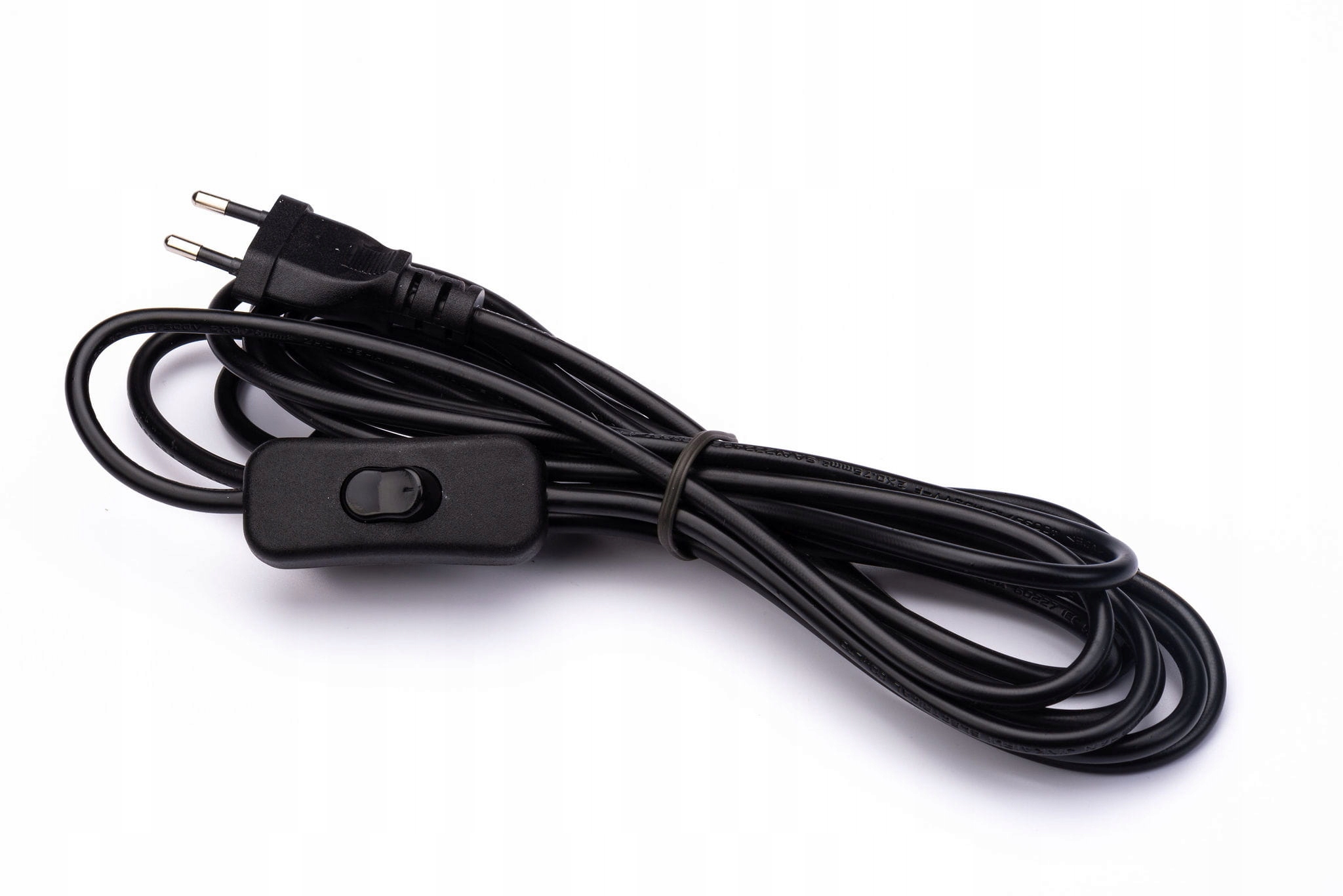

Przewód kabel z wtyczką Pvc 2m czarny