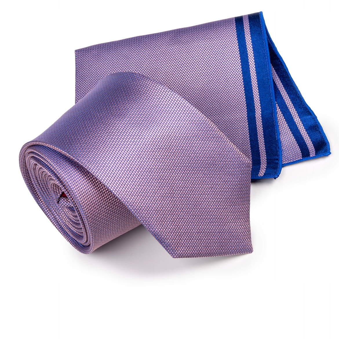Sada kravata kapesníček ve fialové barvě Na svatební hostina Pako Lorente