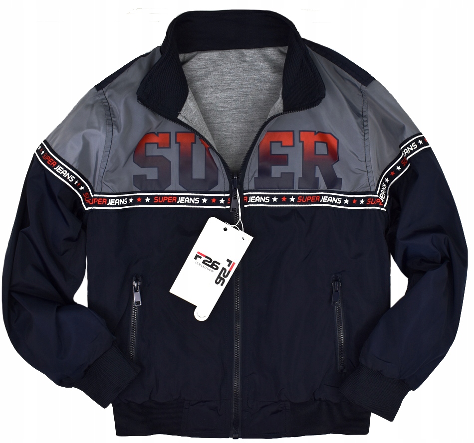 F26 Nowa KURTKA Bomberka Dwustronna Wiosna 158/164