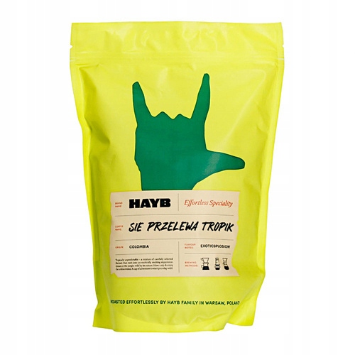 Levně káva zrnková Hayb přelévá Tropik 500 g