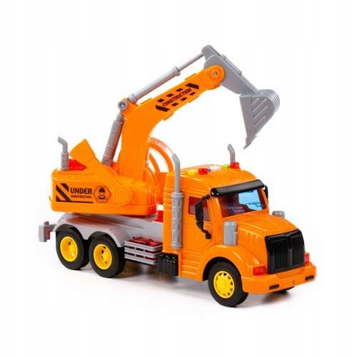 SAMOCHÓD KOPARKA ŚWIATŁO DŹWIĘK POLESIE 86457 Płeć chłopcy dziewczynki