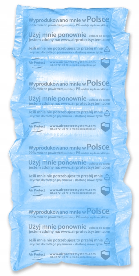 PODUSZKI powietrzne wypełniacz do paczek 200szt. Kod producenta wyp-0005