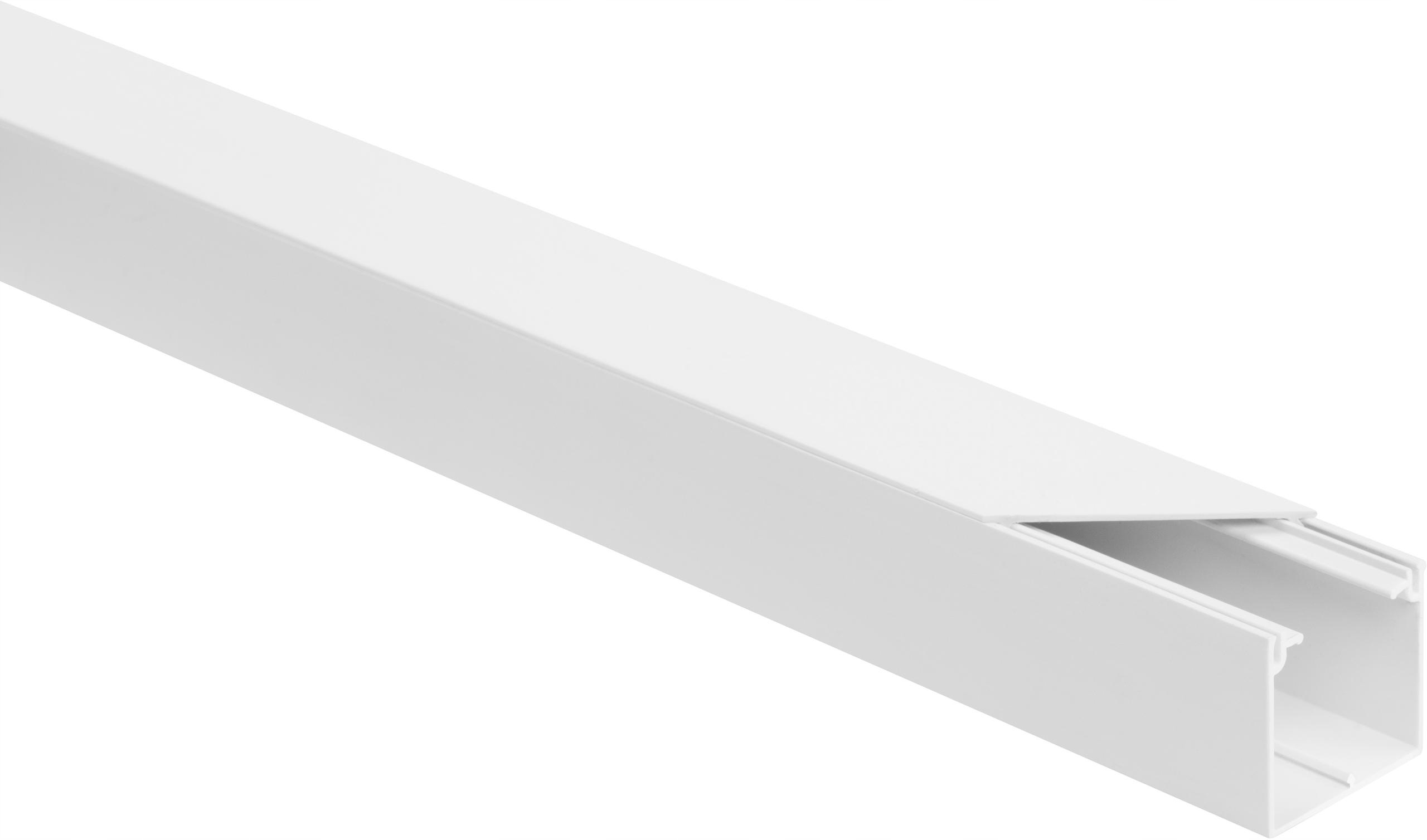 Elektroinštalačná lišta komplet Biela Ls 40x40 2 m (balík 10ks)