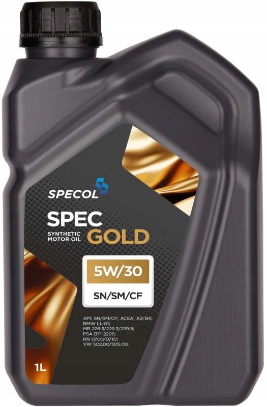 Olej Specol 5W30 1l Spec Gold Sn/cf A3/B4 LL01 226.5 229.3 229.5 Ps