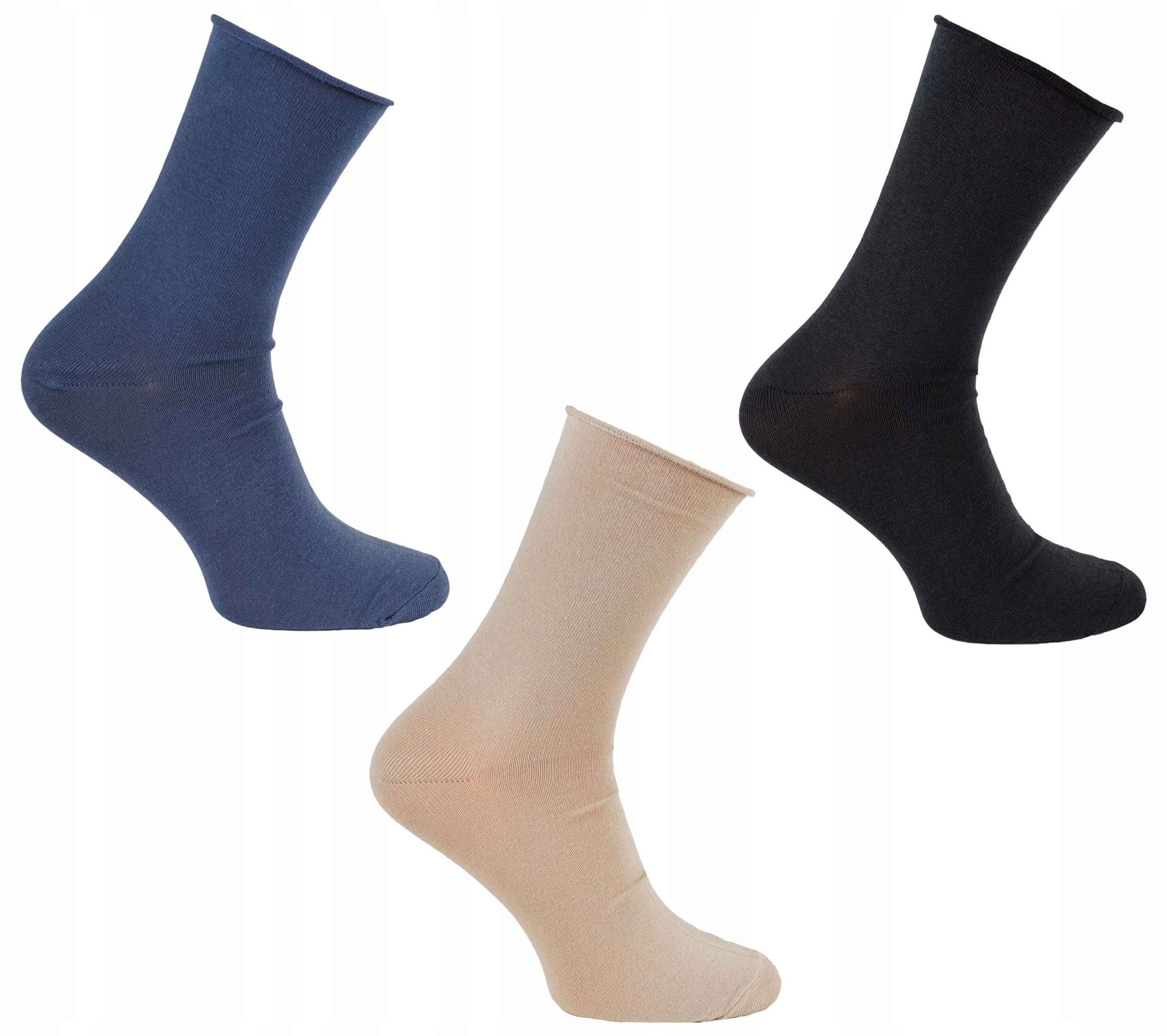 

3x Skarpety Męskie Medical Bezuciskowe _r. 39-42