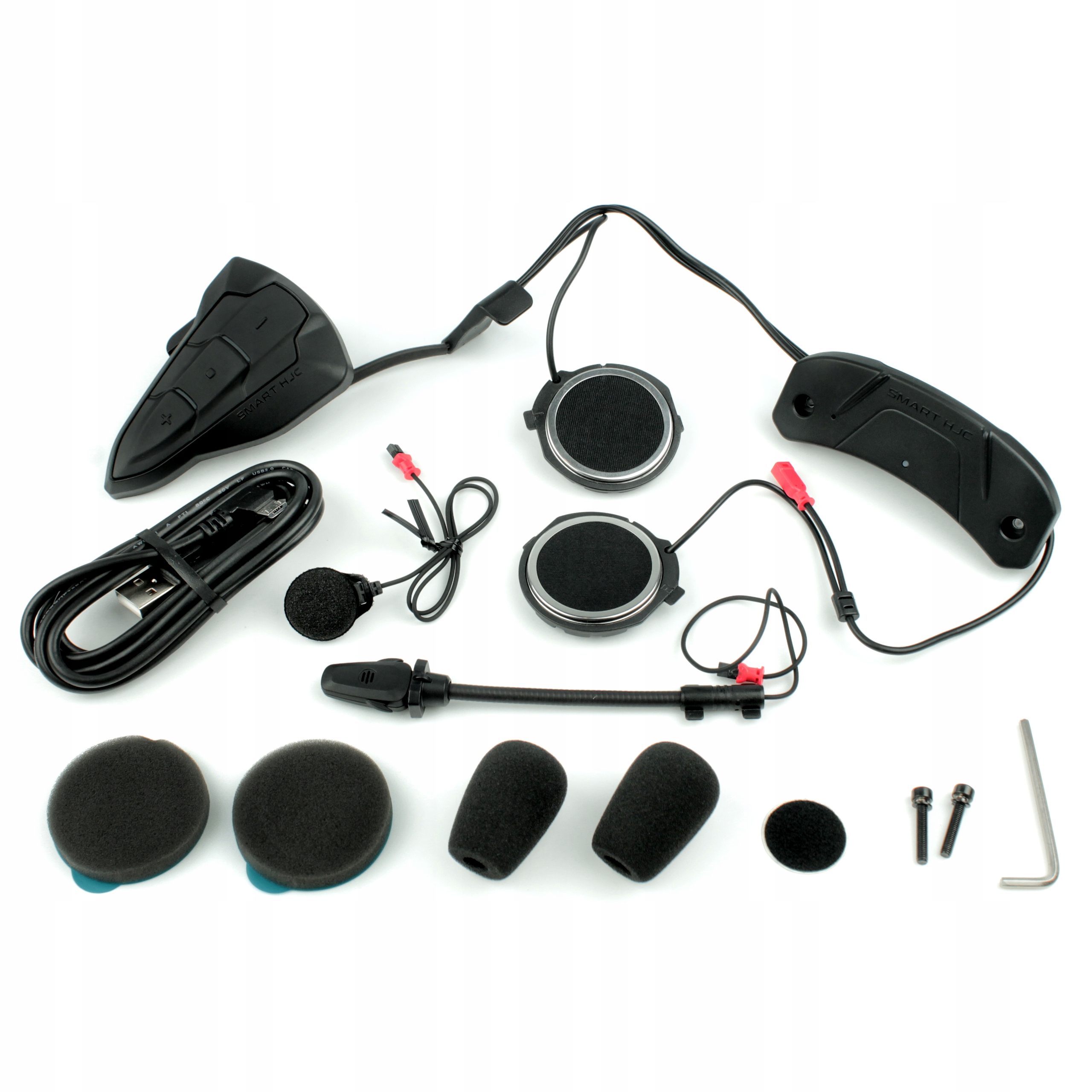 Interkom SMART HJC 10B SENA Bluetooth czarny 400m Model 10B