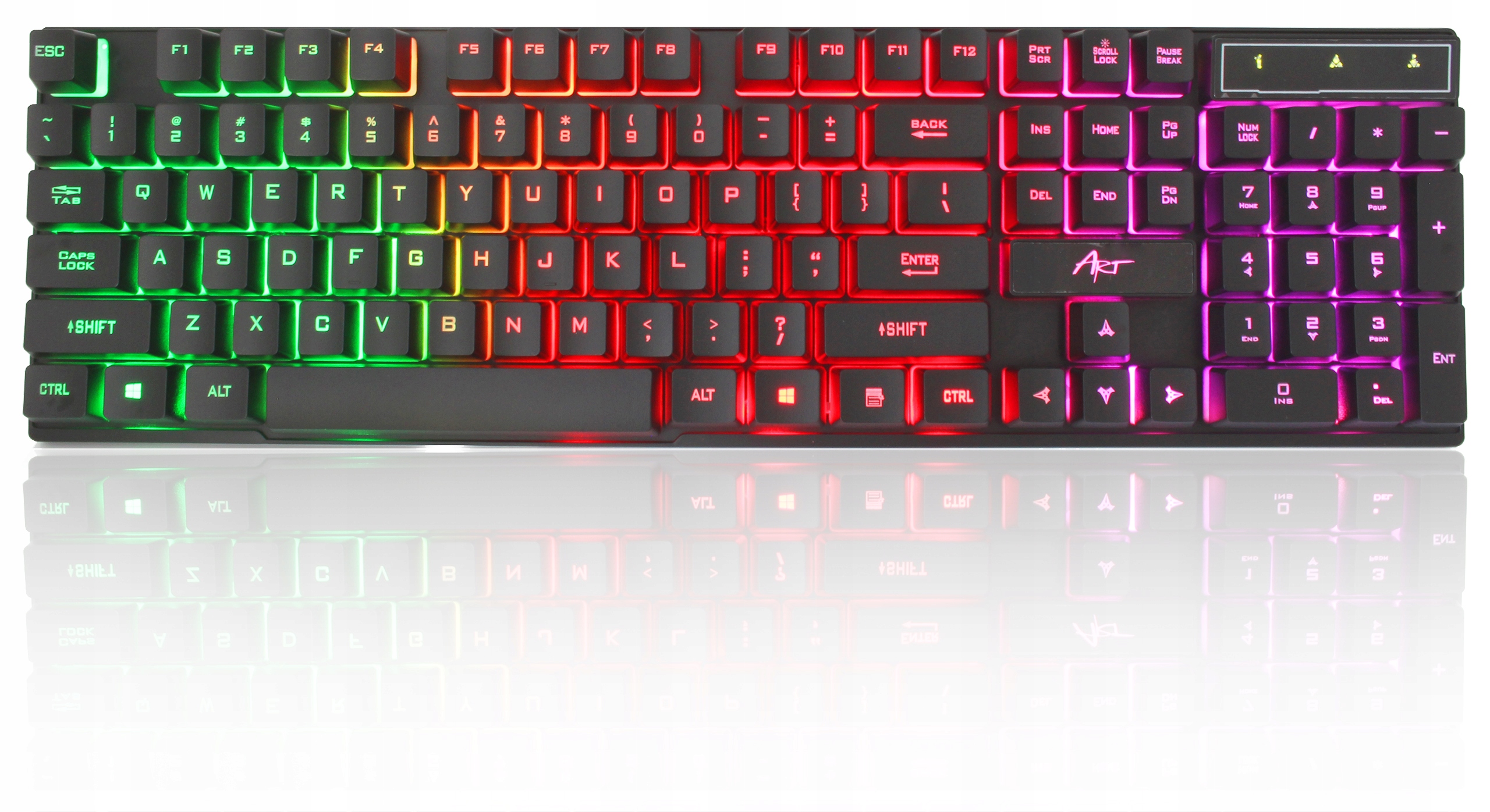 

Klawiatura Gamingowa Podświetlana Led Dla Graczy