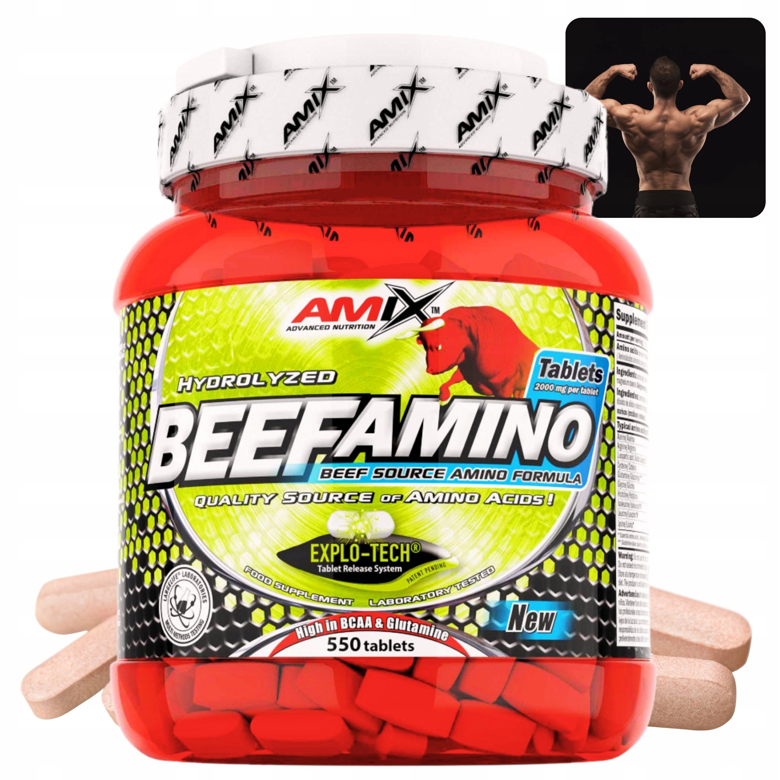 Exogenní aminokyseliny Eaa Regenerace svalů Bcaa Valin Leucin Isoleucin