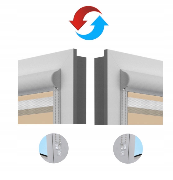 Roleta DZIEŃ NOC w KASECIE WYMIAR 56cmx150cm LUX Marka inna marka