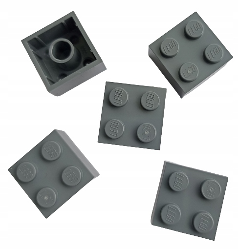 

Lego Belka 2x2 ciemny szary 4211060 3003 5 szt