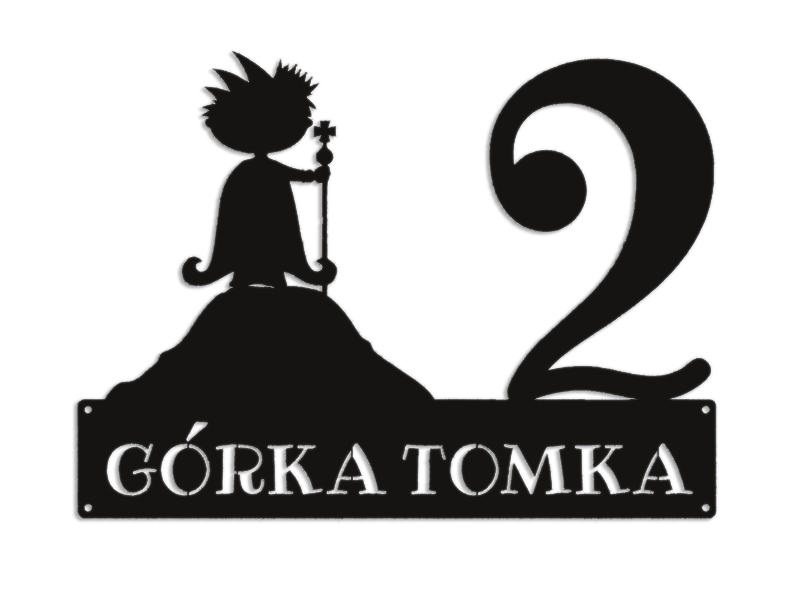 Číslo Na Dom 60 cm Tabuľa Adresa Ocel 2 mm Grafika 5239