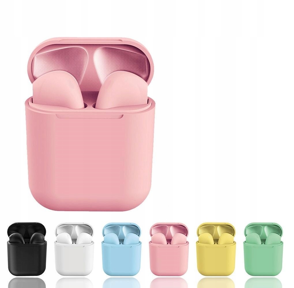 SŁUCHAWKI BEZPRZEWODOWE BLUETOOTH Z POWERBANKIEM MIKROFON SPORTOWE BIEGANIA Kod producenta INPODS 12