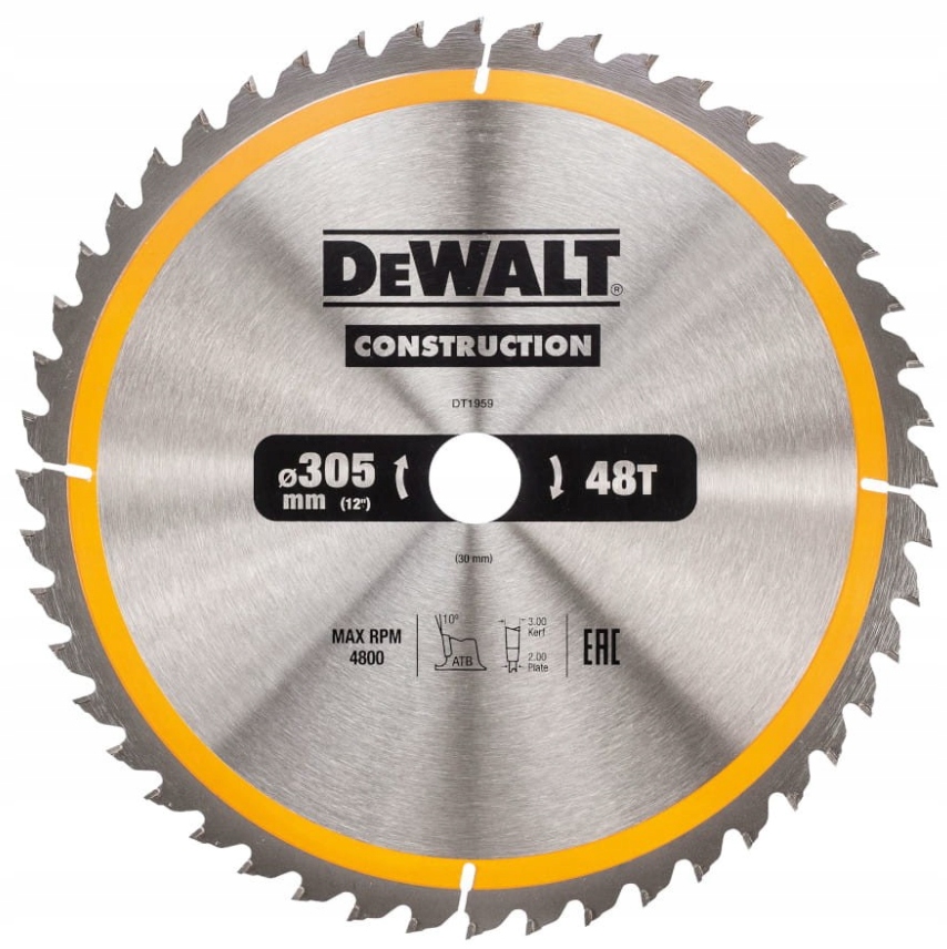 

Dewalt Tarcza Piła Do Drewna 305x30mm 48Z