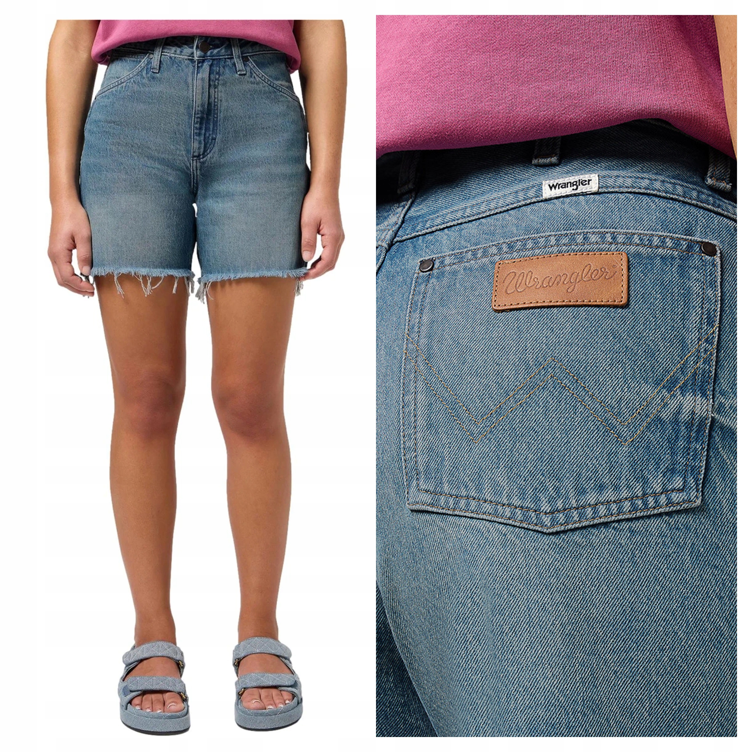 Wrangler Cowboy Short 5 Inch W27 Dámské džínové šortky
