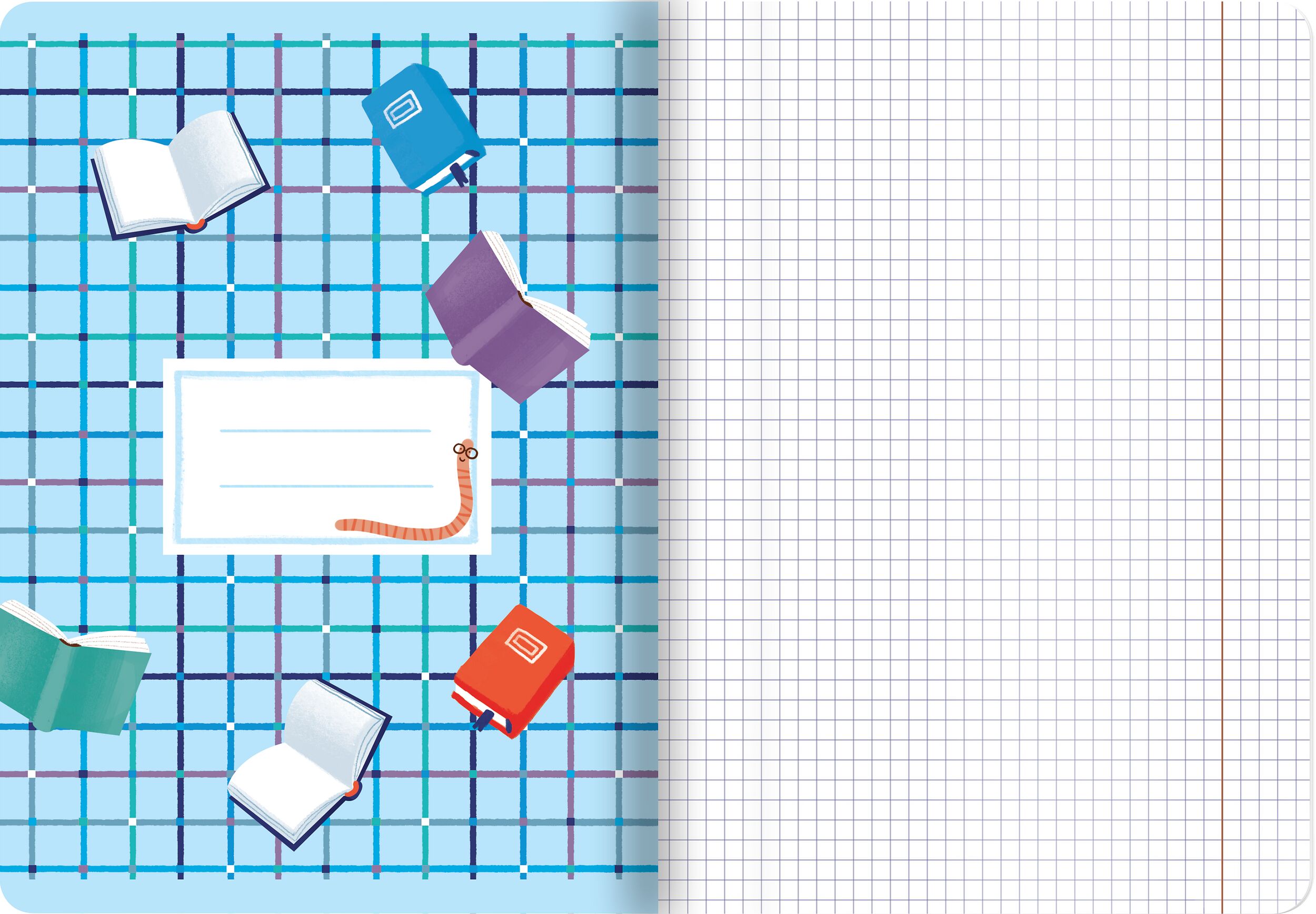 ZESZYT A5 32 K #KRATKA BOOK/RETRO TOP2000 WZ9 Rodzaj zeszyt w kratkę