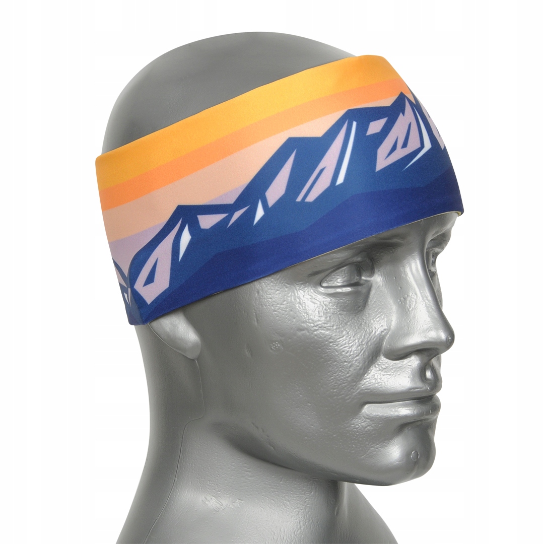 Opaska elastyczna na głowę - MOUNTAIN SUNSET