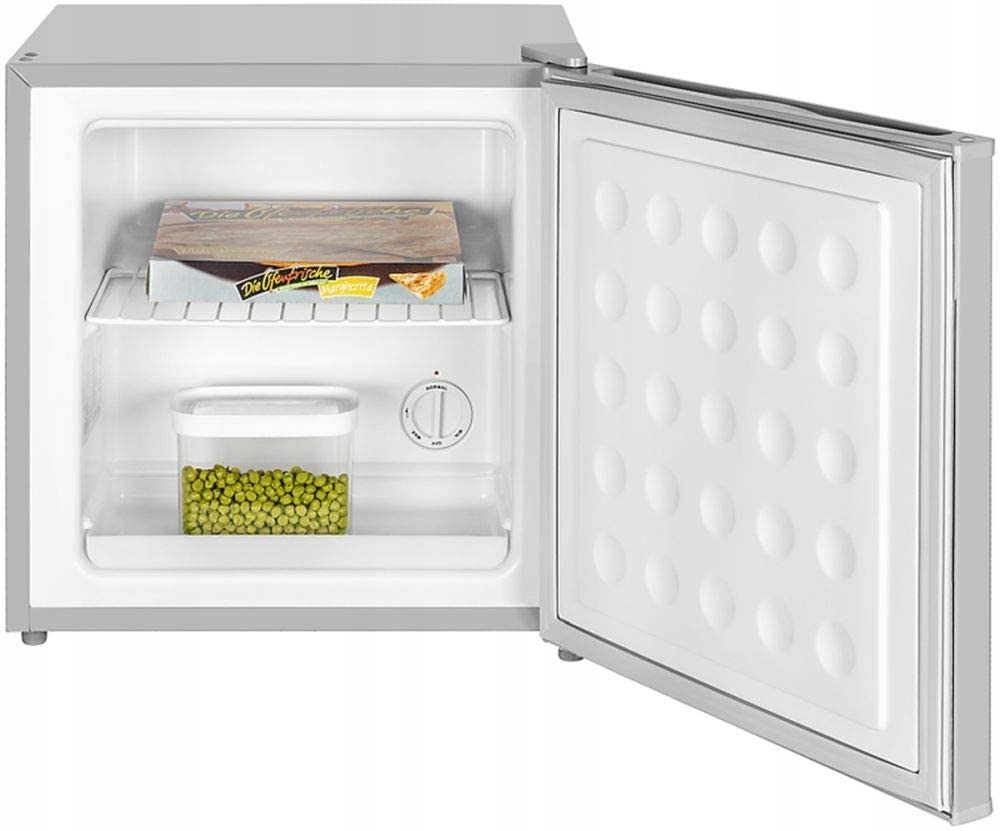 Voľne stojaca mraznička Exquisit GB40-15A++ šedá strieborná