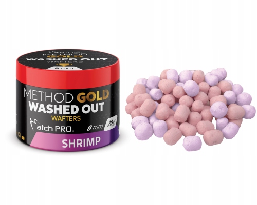 Method Gold Wafters Washed Out Shrimp 8mm 20g MatchPro