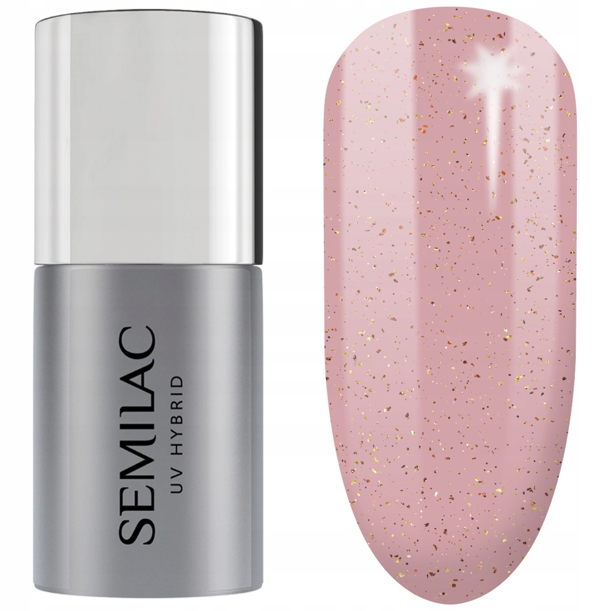

Semilac Top No Wipe Blink Blink T13 Copper Gold